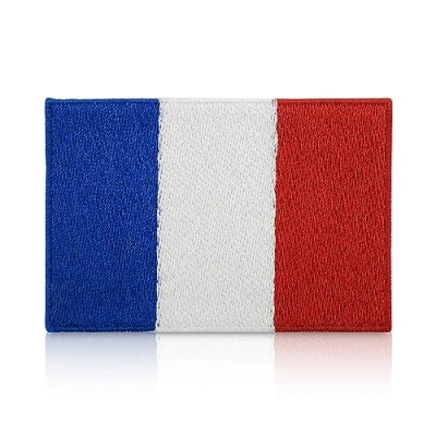 Afbeelding van vlag van Frankrijk om op te strijken, Franse strijken airsoft patch Finally Home