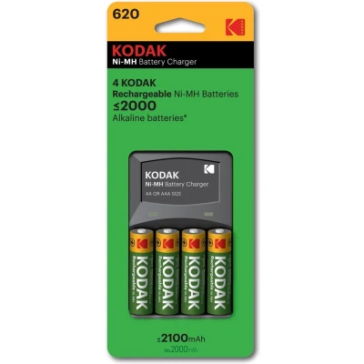 Afbeelding van Kodak K620E 4 slot charger for AA or AAA Ni MH battery including (WW version)