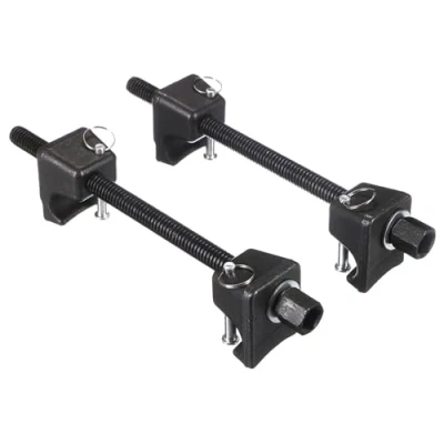 Afbeelding van SIXTOL MECHANIC SPRING 4 stuks robuuste veerspanners voor auto met pen, 380 mm montagespanner, tuning, verlaging van de veerpoten en schokdempers, veer