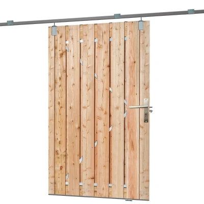Afbeelding van Schuifdeur 130x195 cm Lariks/douglas