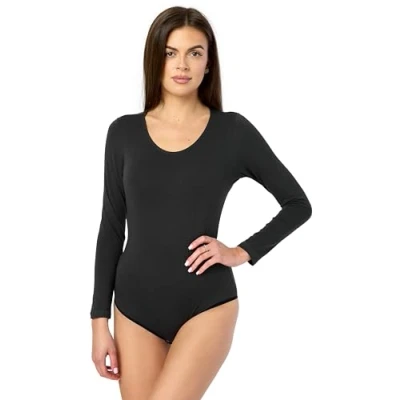 Afbeelding van Merry Style Damesbody met lange mouwen BD900, GRAPHITE