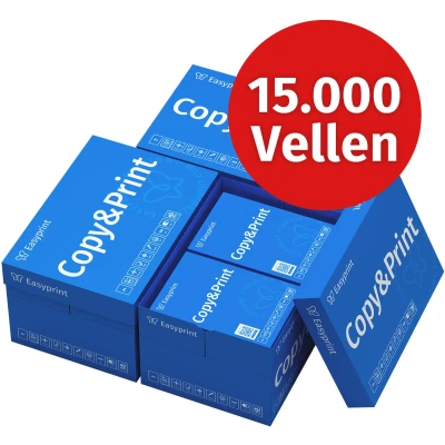 Afbeelding van Easyprint Printerpapier kopieerpapier 15000 vellen 30 x 500 A4 premium wit testwinnaar PEFC