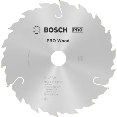 Image de BOSCH 2608640781 lame de scie circulaire Speedline Wood, 150 x 20 2.2 mm, 18T