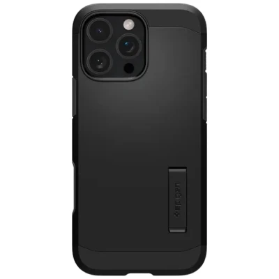 Image de Spigen Tough Armor T MagFit Plastique Back Cover Noir Apple iPhone 16 Pro Max