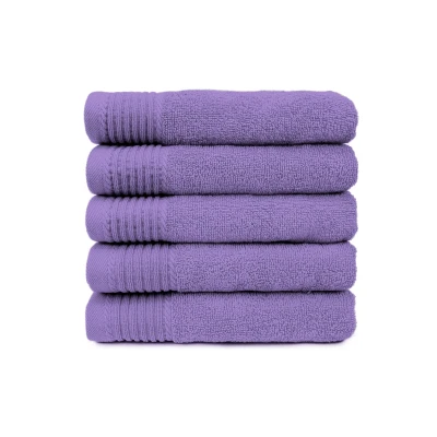 Afbeelding van 5 x The One Towelling handdoek 70x140 Paars