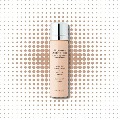 Afbeelding van Magic Minerals AirBrush Foundation by Jerome Alexander Warm/Medium Make up Met een natuurlijke dekking Hylaluronzuur en Agrireline
