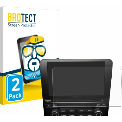 Afbeelding van BROTECT Screenprotector voor Porsche 718 Cayman 2010 2018 PCM 4.0 Folie Beschermfolie transparant (2 Stuks)