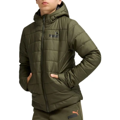 Afbeelding van Puma Winterjas voor kinderen, Maat: 140, Dark olive