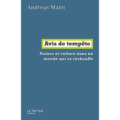 Afbeelding van Avis de tempete nature et culture dans un monde qui rechauff