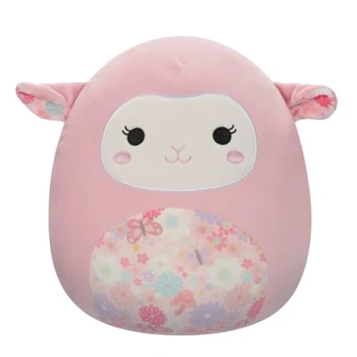 Afbeelding van Squishmallows Lala Pink Lamb W/Floral Ears and Belly 30cm Plush