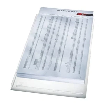 Afbeelding van L map Leitz premium A4 0.17mm PVC met expansievouw nerf