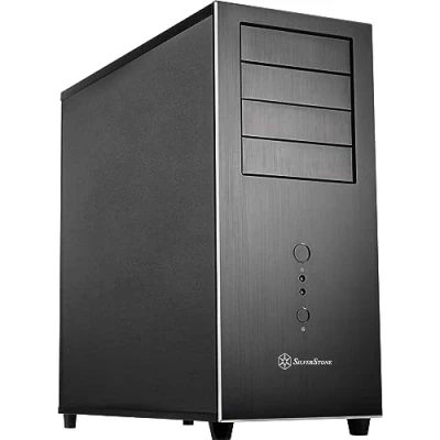 Afbeelding van Silverstone Temjin TJ04 E (ATX), PC behuizing, Zwart