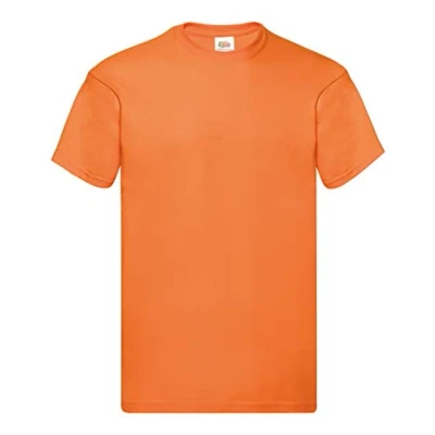 Afbeelding van Fruit of the Loom Origineel T shirt voor heren (5 stuks), Oranje, M