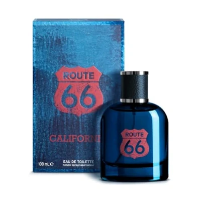 Afbeelding van Route 66 California Eau de Toilette 100 ml herengeur, frisse en zonnenoten, elegant geraffineerd