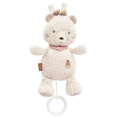 Image de Fehn boite à musique Pérou ours 19 cm beige