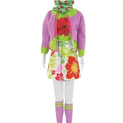 Afbeelding van Making Couture Outfit kit Candy Flower Dress YourDoll PN 0164641