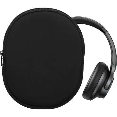Afbeelding van kwmobile hoes geschikt voor Anker Soundcore Q20i 20 x 16 cm Beschermhoes headset in zwart Van neopreen