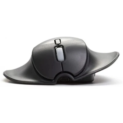 Image de Hippus HandShoeMouse Shift Souris moyen ergonomique droitiers et gauchers sans fil, filaire Bluetooth