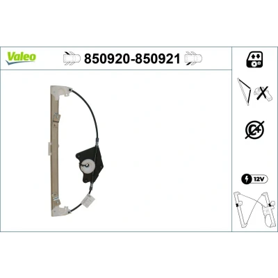 Afbeelding van Valeo Raammechanisme 850920