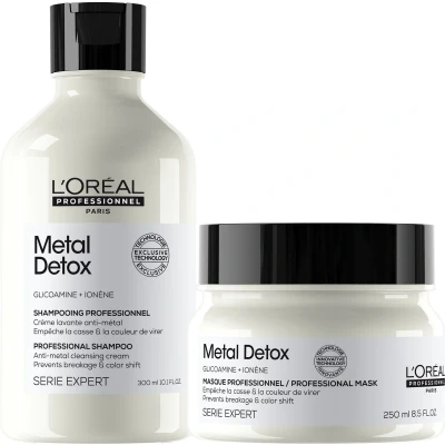 Afbeelding van L`Oreal Professionnel Metal Detox Duo Set Anti Haarbreuk 42
