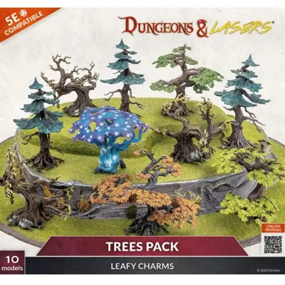 Afbeelding van Dungeons and Lasers TREES PACK RPG Terrein Roleplaying Games Geschikt voor DND 5E