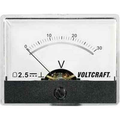 Afbeelding van VOLTCRAFT AM 60X46/30V/DC Inbouwmeter 60X46/60 V/DC 30 V Draaispoel