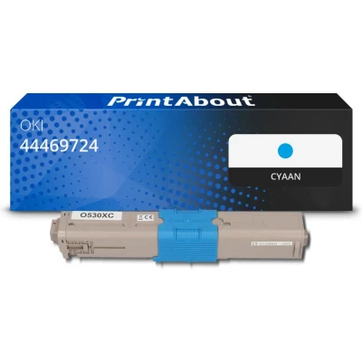 Afbeelding van Huismerk OKI 44469724 Toner Cyaan Hoge capaciteit
