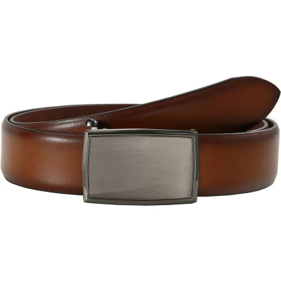Afbeelding van LLOYD Leren riem voor heren, met automatische gesp, 35 mm, cognac, Cognac.