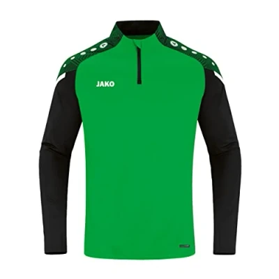 Afbeelding van JAKO ZIP Performance Longsleeve, Heren, Maat: 56, Gruenschwarz