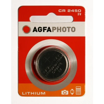 Afbeelding van Agfaphoto Batterij Lithium, Knoopcel, CR2450, 3V Extreme, Retail blisterverpakking (1 pack)