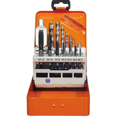 Afbeelding van &#039;&#039;PROJAHN&#039;&#039; Tapset , boorset, binnenschroefdraadtapset HSS G 15 dlg M3 M12