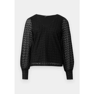 Afbeelding van Vero Moda Becca LS Lace Top Dames Maat XS