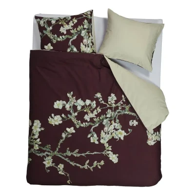 Afbeelding van Beddinghouse Van Gogh Museum x Blossom Dark Red 240x200/220 + 2x 60x70 Donker Rood