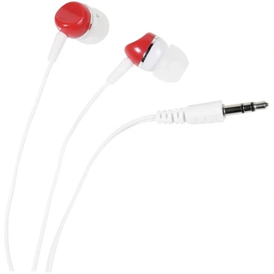 Afbeelding van Vivanco SR 3 RED In Ear oordopjes Kabel Wit, Rood