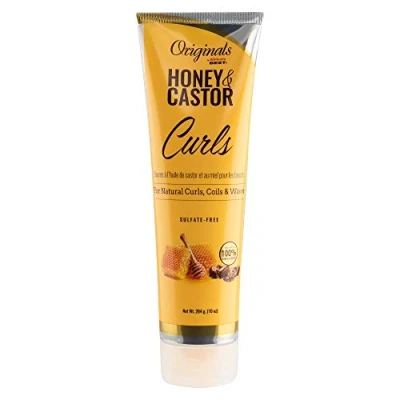 Afbeelding van AFRICA BEST ORIGINALS HONEY &amp; CASTOR CURLS CREME 10OZ