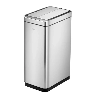Afbeelding van Eko Deluxe Phantom Sensor Afvalbak 30L Mat Rvs