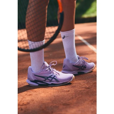 Afbeelding van Asics Solution Speed FF 3 CLAY Tennisschoenen voor kleibanen, Dames, Maat: 38, Light ube/indigo fog Kunststof/ textiel