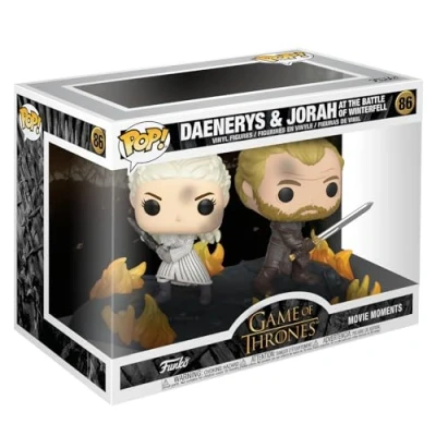Image de Pack 2 figurines Funko Pop Game of Thrones Daenerys et Jorah 9 cm