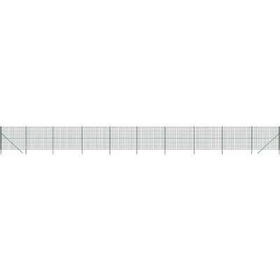 Afbeelding van vidaXL Draadgaashek 1,6x25 m gegalvaniseerd staal groen