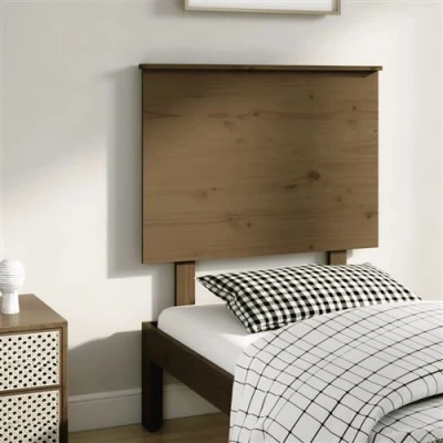 Afbeelding van vidaXL Hoofdbord 79x6x82,5 cm massief grenenhout honingbruin