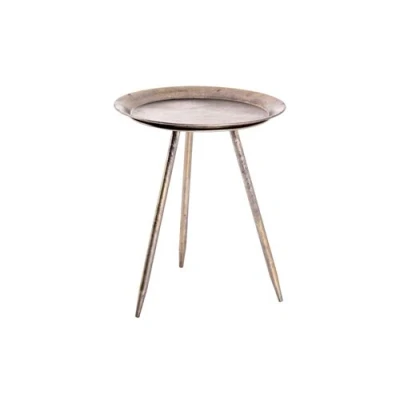 Image de Table basse ronde SHYNA en métal 38cm Bronze