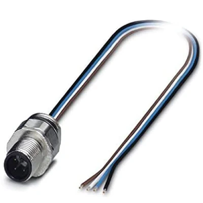 Afbeelding van Phoenix Contact 1693775 Sensor/actuator inbouwconnector M12 Aantal polen: 4 Stekker, inbouw 0.50 m 1 stuk(s)