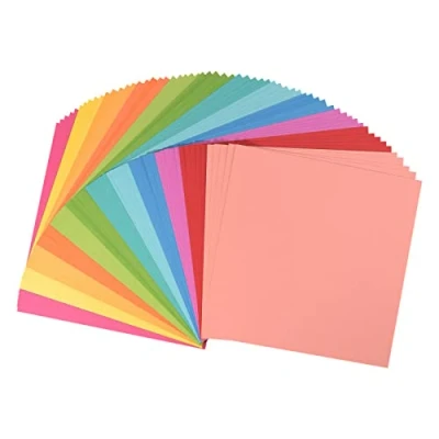 Afbeelding van Vaessen Creative Florence Cardstock Karton, 60 vellen, lichte tinten, 216 g/m², vierkant, 30,5 x cm, glad, voor scrapbooking, kaarten maken, ponsen en