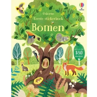 Afbeelding van Uitgeverij usborne eerste stickerboek bomen