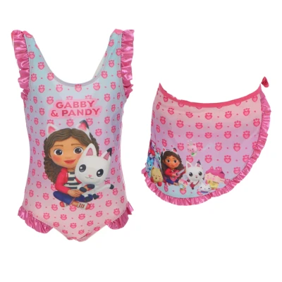 Afbeelding van Gabby&#039;s Dollhouse Badpak + Sarong Maat 7/8 Jaar 8721122785584