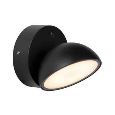 Afbeelding van Lucide FINN Wandlamp 1xGeïntegreerde LED Zwart