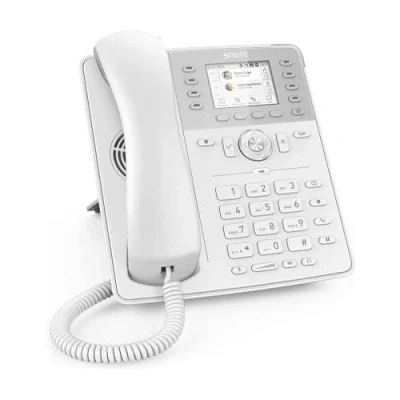Afbeelding van Snom D735 IP telefoon Wit Handset met snoer TFT