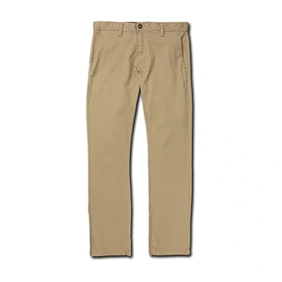 Afbeelding van Volcom Frickin Modern Broek, Heren, Maat: 34x32, Khaki