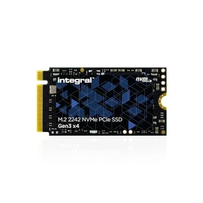 Afbeelding van Integral SSD M.2 NVMe 2242 PCIe Gen3 x4 512GB Leessnelheid tot 3300 MB/s, schrijfsnelheid 2700 MB/s interne harde schijf, compatibel met pc, NUC, laptop en tablet