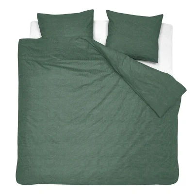 Afbeelding van Cinderella Lyn Dekbedovertrek 2 persoons Katoen Lits jumeaux 240 x 200/220 cm Groen